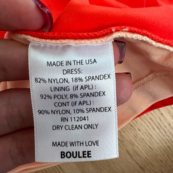 Boulee Ciara red dress mini short one shoulder cut out size 2 - Picture 3 of 5
